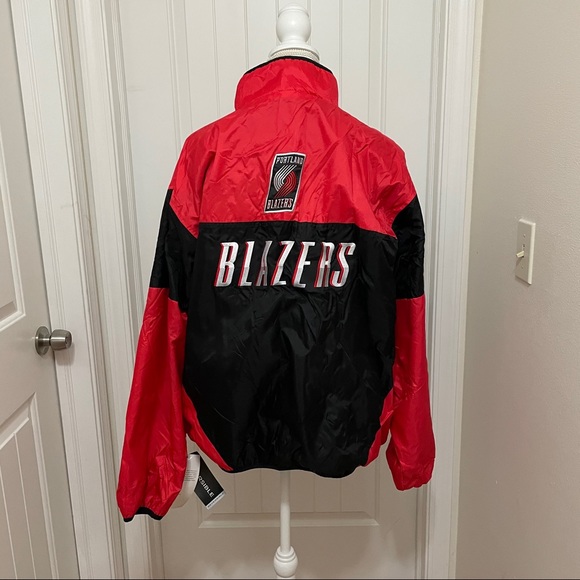Vintage 1990s Portland Trail Blazers Reversible Jacket Large NWT - Picture 4 of 8